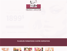 Tablet Screenshot of francelecuyer.com